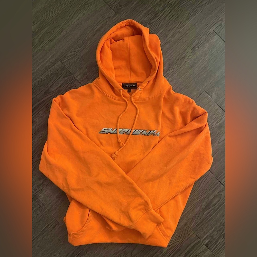 Shadow hill-Orange hurricane hoodie